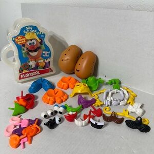 1998 Playskool Hasbro Mr Potato Head Silly Suitcase Incomplete
